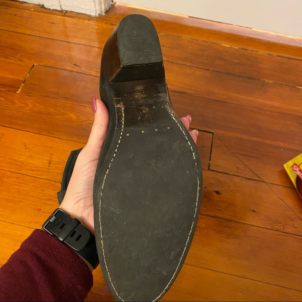 Frye Jackie Button Black Leather Boots 10 - Picture 8 of 11